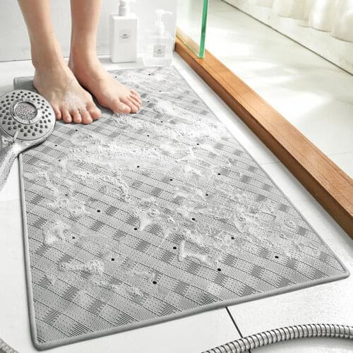 Anti-slip Bath Mat Shower Carpet For Bath Suction Cup Mat Children Foot Bath Mat Bathroom Rug Shower Border Bathroom Material