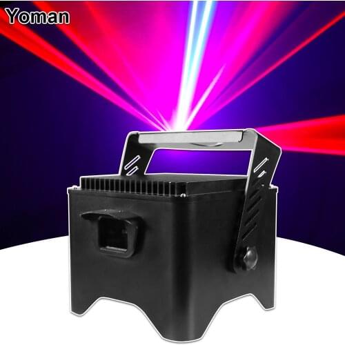 3W Outdoor Waterproof RGB Animation Laser Light Stage Patterns Laser Projection Strobe Lamp DMX512 Disco DJ Party Show Lights