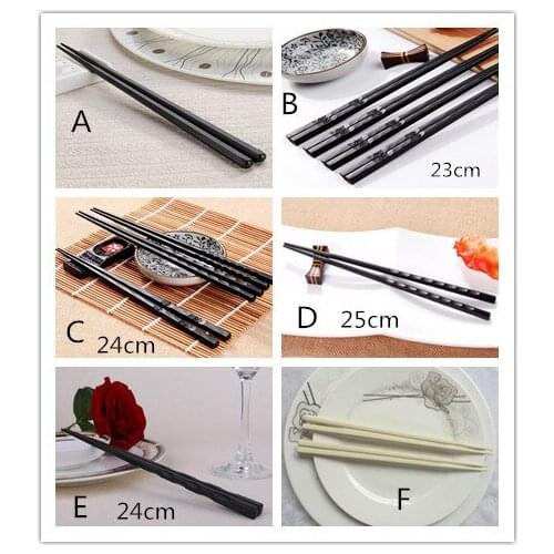 100 pair High Quality Portable Sushi Chop Sticks Chinese Chopstick Learner Gifts Set Exquisite Non-Slip Kitchen Accessorie