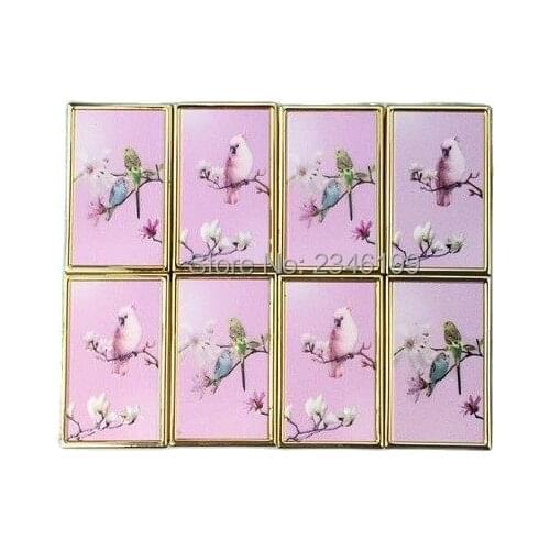 12.1ml Empty Lipstick Tube 3D Printing Lip Balm Tube Cosmetic Container Lipstick Container Square Refillable Bottle 20pcs/Lot