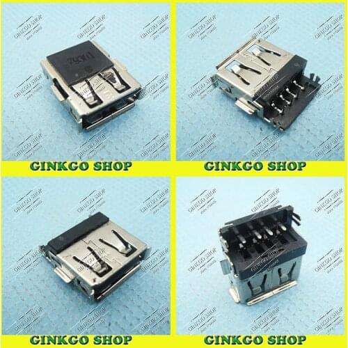 5pcs/lot Original New Laptop Female USB Connector Jack Socket, 2.0 USB Interface Jack for ASUS Lenovo SONY ect Free shipping