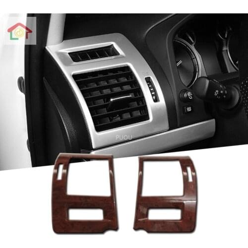 Accessories For Toyota Land Cruiser 150 Prado LC150 FJ150 2010-2018 Side Air Conditioner Vent Cover Trim Wood Car Styling