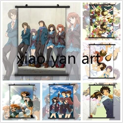 5D Haruhi Suzumiyas Melancholy Anime Diamond Painting Diamond Inlaid DIY Full Diamond Embroidery Living Room Home Decoration