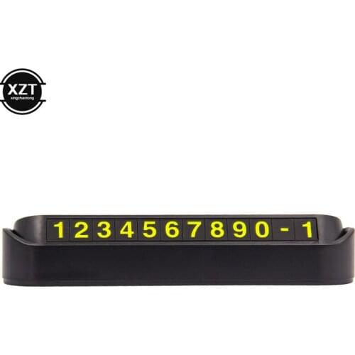 Car Styling Temporary Parking Card Phone Number Card Plate Telephone Number Car Park Stop In Car-styling Automobile Accessories