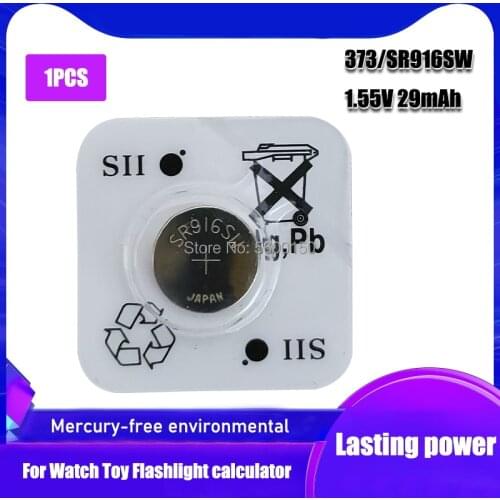 1pc FOR SEIZAIKEN 100% Original 373 SR916SW 916 SR916 Watch Battery SR916SW 373 Button Coin Cell MADE IN JAPAN