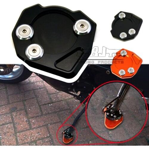 Motorcycle CNC Side Stand Enlarge For DUKE-390 250 125 200 RC 390 125/200 RC 390 990 1190 ADVENTURE/R ADV DUKE390 2013-2018