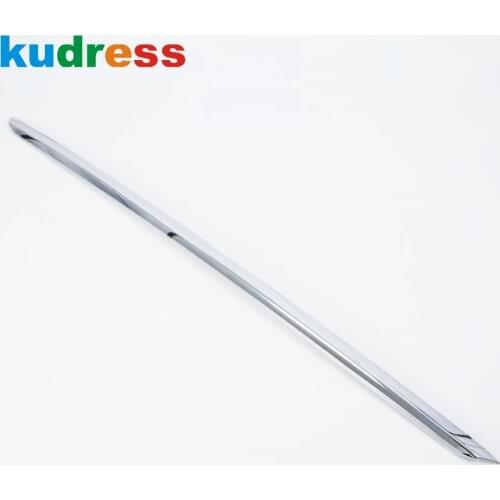 For Audi Q5 2018 2019 2020 ABS Chrome Front Bumper Cover Trim Head Bottom Bumper Decoration Strip Trims Car Styling Accessories