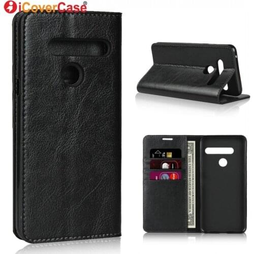 For LG G8 ThinQ Case Stand Wallet Flip Cover Funda Hoesje Luxury Leather Book Coque For LG G8 Case Covers Mobile Phone Accessory