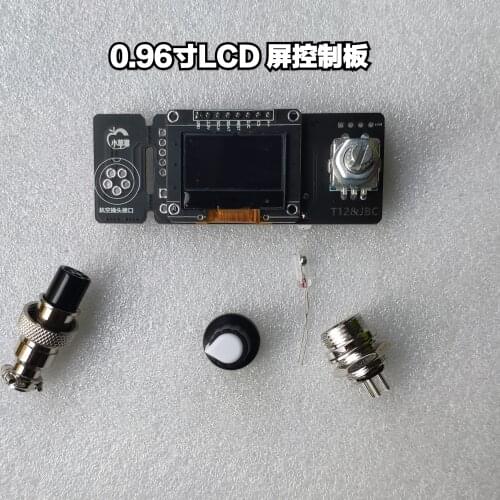 English OLED Screen T12/Jbc245/210/936 Electric Soldering Iron Control Board High Power Constant Temperature Digital Display LCD