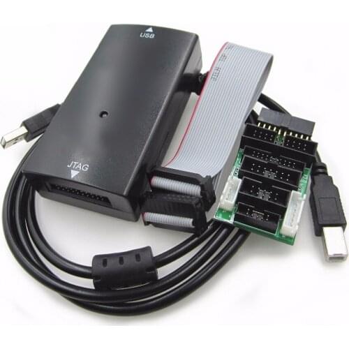 LINK V9 Emulator Kit Simulator with Convert Board USB Cable AMR Emulator Debugging Tools Support JTAG/Cortex/STM32 Black