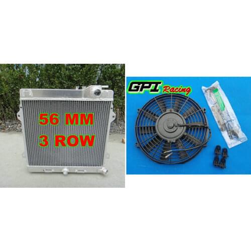 GPI ALUMINUM radiator and fan for BMW E30 M3 1985-1991 86 FOR BMW E30 320is 1987-1993 88 88