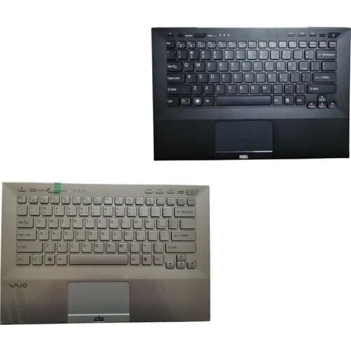 New US laptop backlit keyboard for SONY VAIO VPC SA SB SC VPCSA VPCSB VPCSC PCG-41216L with palmrest upper cover
