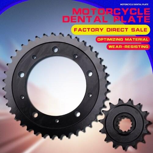A Set Motorcycle Accessories Front and Rear Sprocket Chain For HONDA CBR400 NC29 CBR400RR CBR 400 MC29