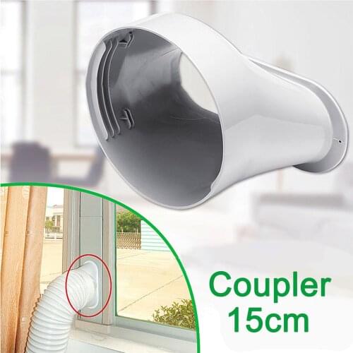 Portable Window Vent Connector Kit Air Exhaust Duct AC Seal Plate Kit Exhaust Pipe Hose Outlet Tube For Mobile Air Conditioner