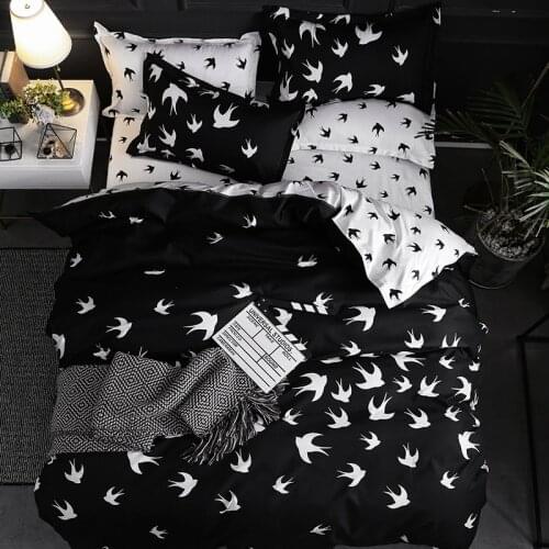 3 Piece Abstract Pattern Cotton Bedding Set Quilt Covers Pillow Cases Flat Sheet Bedspread Soft Luxury Duvet Comforter Covers