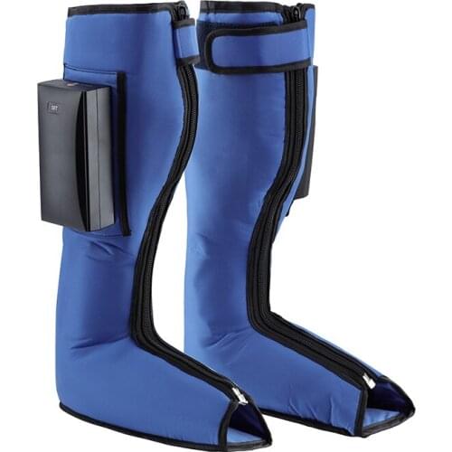 Dropshipping 4 chambers rechargeable air compression recovery boots massage therapy foot leg therapy massager