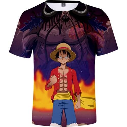 New One Piece Luffy T shirt Fashion Hip hop 2020 tshirt O neck streetwear Men/Women clothes t shirt anime summer tops