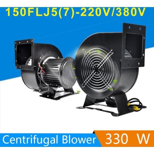 500W 220V /380V AC Axial Fan, Cooling Fan Power frequency centrifugal fan Cooling wind capacity 170FLJ7/5