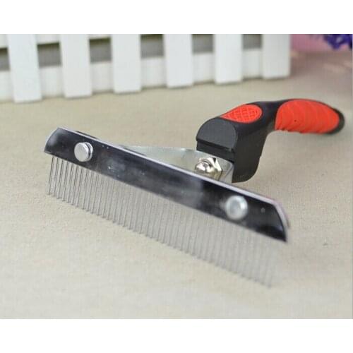 Wholesale Rakes Dog Combs Hair Removal Comb Grooming deShedding tools for Samoyeds dog / Tibetan mastiff