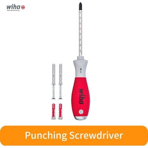 Wiha Industrial-grade Super Hard Phillips Screwdriver Screwdriver Can Be Knocked Through the Core Screwdriver