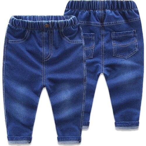 Spring Girls Jeans Baby Kids Jeans for Children Boys Girls Leggings Denim Pants Toddler Pants Girls Kids Pants for Boy Girl 1-5Y