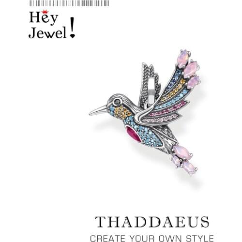 Pendant Hummingbird Bird,2021 Brand New Jewelry 925 Sterling Silver Accessories Trendy Gift For Women