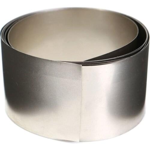 1PCS Silver High Purity Pure Nickel Ni Plate Silver Gray Foil Thin Sheet 0.1X30X1000mm