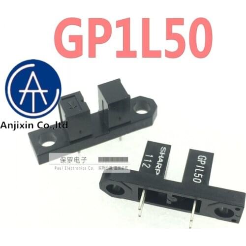 10pcs 100% orginal new slot photoelectric switch GP1L50 GP1S50 DIP-4 infrared photoelectric sensor in stock