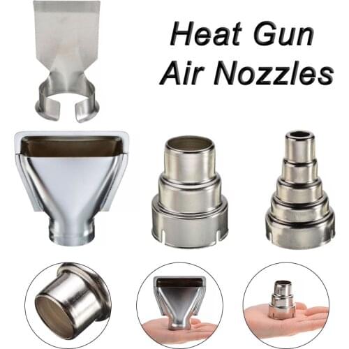 4Pcs Heat Gun Air Nozzles Hot Air Gun Hair Dryer Soldering Hairdryer Gun Electric Kit Accessories Industrial Tool