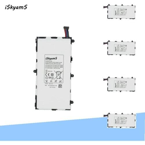 5pcs/lot 4000mAh T4000E Replacement Battery For Samsung Galaxy Tab Tablet 3 7.0 T211 T210 T215 T210R T217A T2105 P3210 P3200