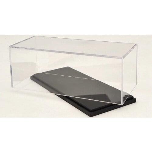 Model Car Acrylic Case Display Box Cover Transparent Dust Proof 1:43 1:64 Whole window 16cm
