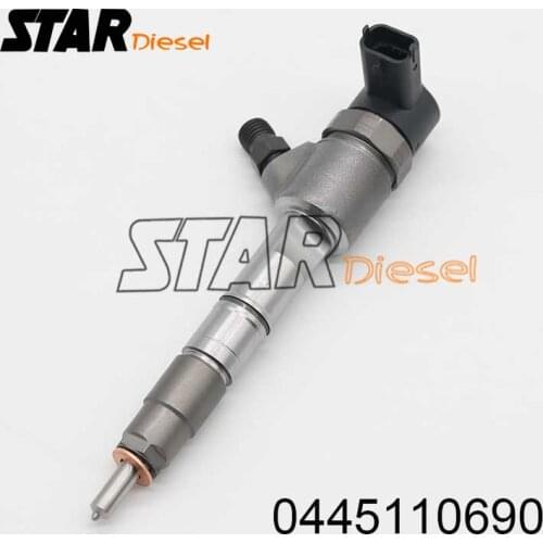 Auto fuel inyector 0445 110 690 Common Rail Diesel Injection Nozzle 0445110690 Fuel Injector 0 445 110 690