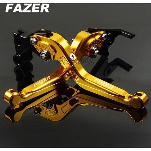 CNC Motorbike Accessories Motorcycle Brake Clutch Levers Adjustable Foldable Extendable For Yamaha FAZER600 FZ1 FAZER FZ6 FAZER