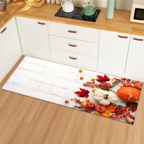 Wood Grain Home Kitchen Mat Carpet Non-slip Living Room Floor Mat Carpet Entrance Door Mat Rugs for Living Room Bedroom Bathroom