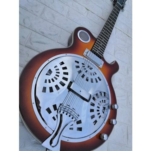 Electric Guitar with Red Body,Metallic Cover on Body,Rosewood Fretboard,Chrome Hardware.customized,Paypal available!Y-13