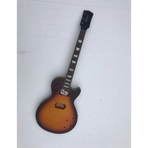 Professional Discount DIY (Not New) Electric Guitar Tiger Maple Top without Hardwares in Stock Free Shipping W717