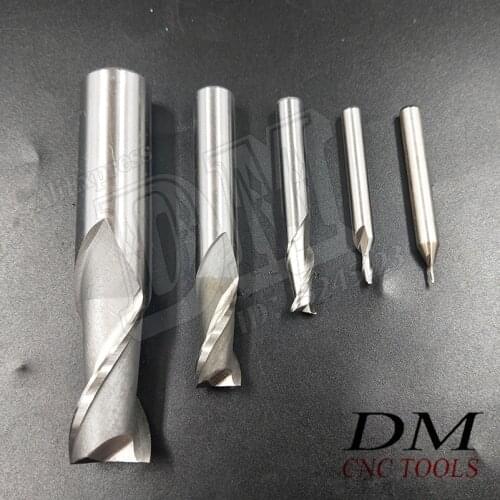 D4 D6 D8 D10 End Mill 4mm 6mm 8mm 10mm Diameter Straight Shank Milling Cutter White Steel Milling Cutter Milling Attachment