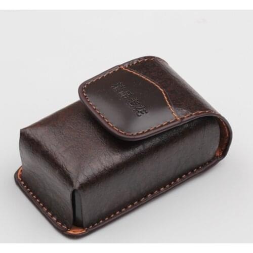 Cross section belt box retro folding reading glasses box men and women portable reading glasses box folding myopia box