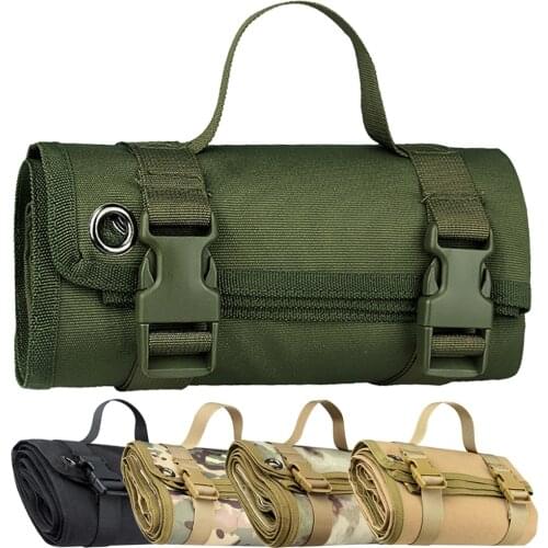 1000D Tactical Shooting Mat Lightweight Roll Up Camping Mat Non-slip Gun Hunting Pad Waterproof Picnic Blanket Hunting Accessory