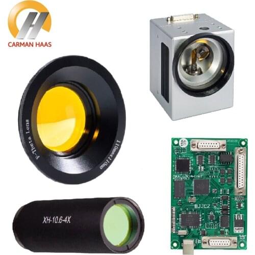 CO2 Laser Galvo Scanner Head 10mm aperture + ZnSe Scan Lens +Beam Expander 2X 3X 4X + BJJCZ Control Card for CO2 Laser Marking