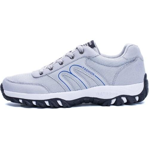 Mens Casual Shoes In Size 39-46 Spring Models New Sports Shoes Student Sneakers Running Shoes Lightweight Blue Black Gray
