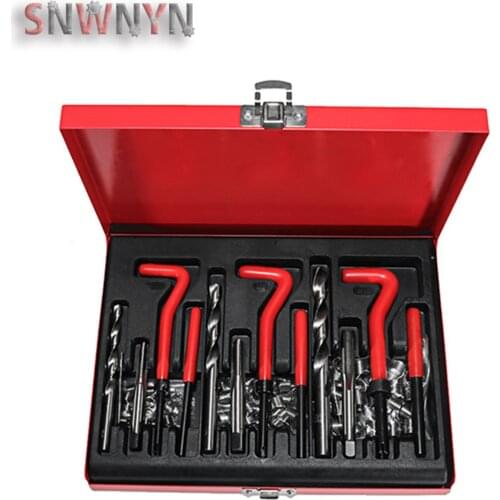 88pcs M6/M8/M10 HSS Drill Tap Set Engine Block Restoring Damaged Thread Repair Tool Hand Tool Kit Set Car Repair Tool