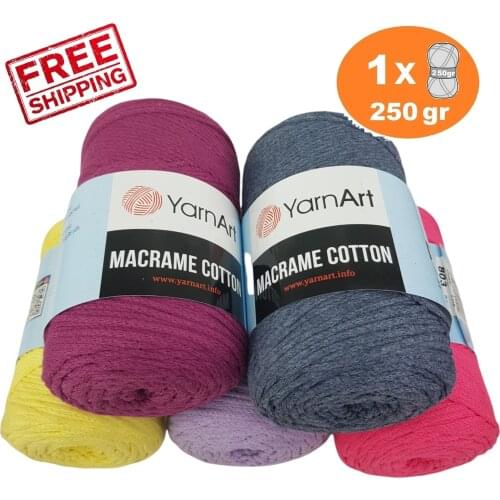 Yarnart Macrame Cotton 250gr 225mt Hand Knitting Crochet Yarn String Thread Rope Handmade Home Wedding AccessoriesDreamcatcher