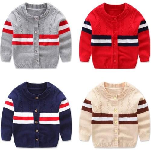 New Clothing for Baby Girl Boy Knitted Sweater Spring Autumn Wear Sweaters Newborn Toddler Winter Cardigan Children Coats Jacket