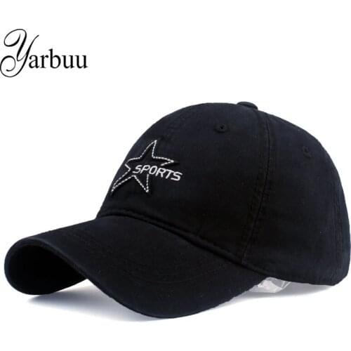 [YARBUU] brand new fashion Baseball Cap New Casual Hat For Men women star snapback cap Letter SPORTS Embroidery Baseball Caps