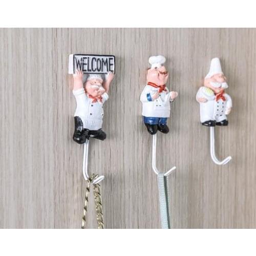 Party Favors New Creative hook strong adhesive stainless steel non-stick hook suction cup wall kitchen wall coat hook