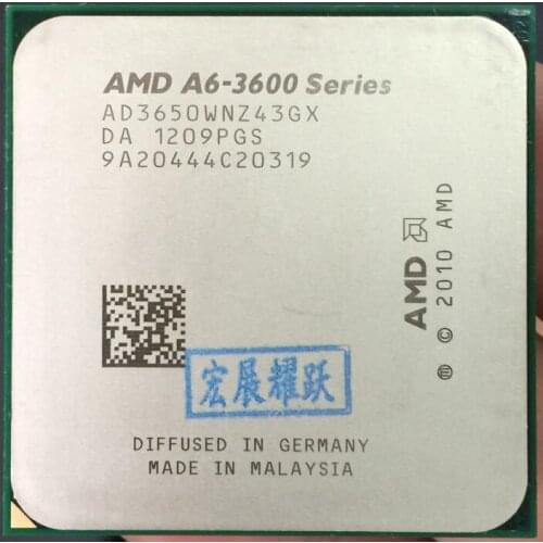 PC AMD A4-Series A6-3650 A6 3650 Quad-Core CPU 100% working properly Desktop Processor 100% working properly Desktop Processor
