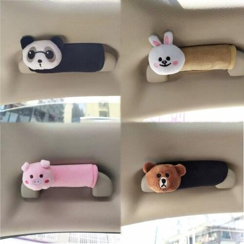 Cute car interior seat belt guard shoulder guard decorative cartoon seat belt cover for men and women for the four seasons