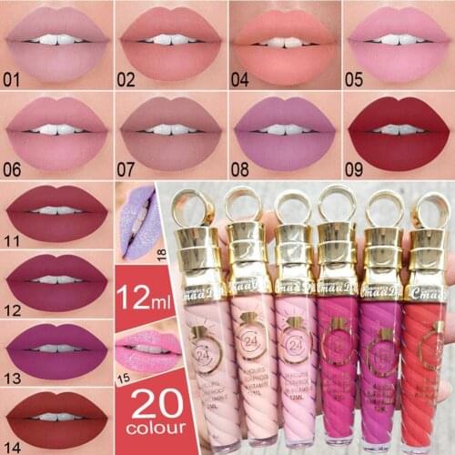 Long Lasting Lip Gloss Matte Velvet Liquid Lipstick Water Proof Will Not Stick To The Cup Moisturizing ​Lips Makeup Cosmetics