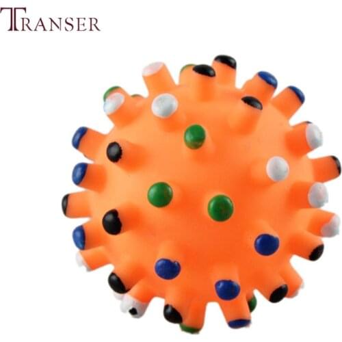 Transer 6.5cm Durable Squeaky Pet Dog Ball Toys Pet Products Dog Supplies Pets Dogs Toys Balls Squeaky Toy Quack 81220